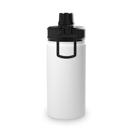 Locked In Water Bottle — Stainless Steel Sports Bottle with Barbell Graphic