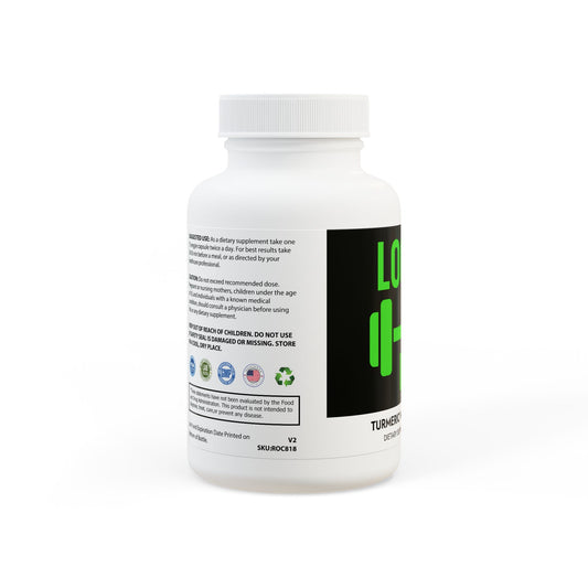 Turmeric with BioPerine® (Black Pepper Fruit Extract) Supplement (60 Capsules)