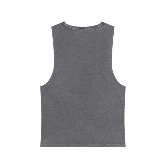 Lockd In Unisex Stonewash Tank Top - Workout Motivation Tee
