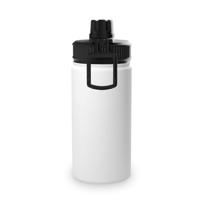 Locked In Water Bottle — Stainless Steel Sports Bottle with Barbell Graphic