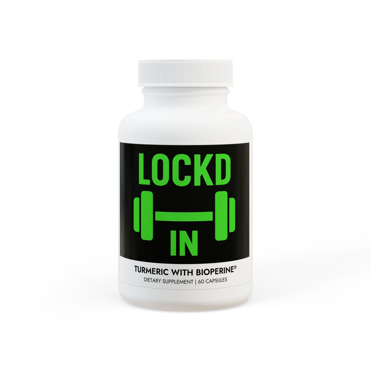 Turmeric with BioPerine® (Black Pepper Fruit Extract) Supplement (60 Capsules)