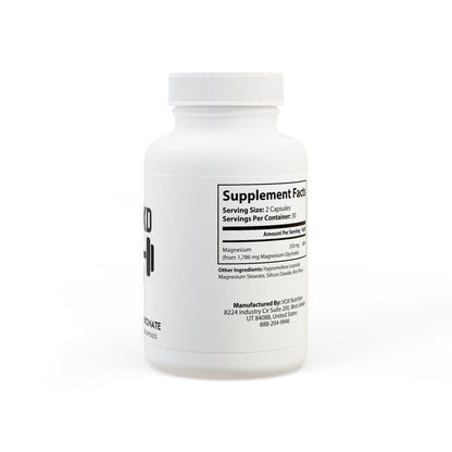 Magnesium Glycinate Supplement (60 Capsules)