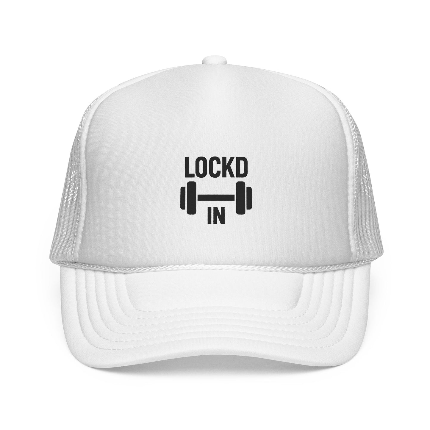 Fitness Trucker Cap - Lock'd In Weightlifting Hat for Gym Enthusiasts