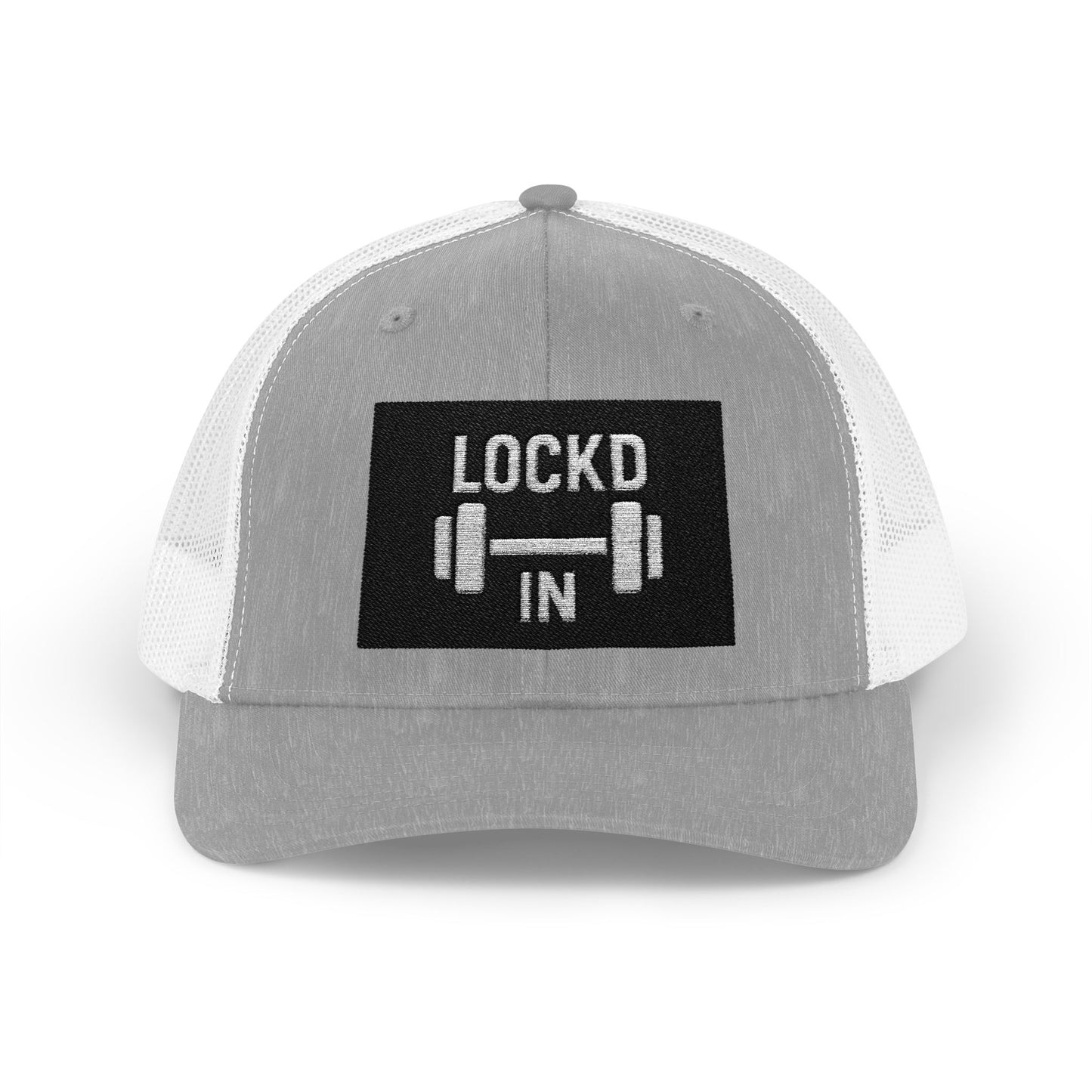 Weightlifting Snapback Trucker Cap, Gym Hat, Fitness Accessory, Workout Gear, Locked In Cap, Gift for Gym Lovers, Sports Wear